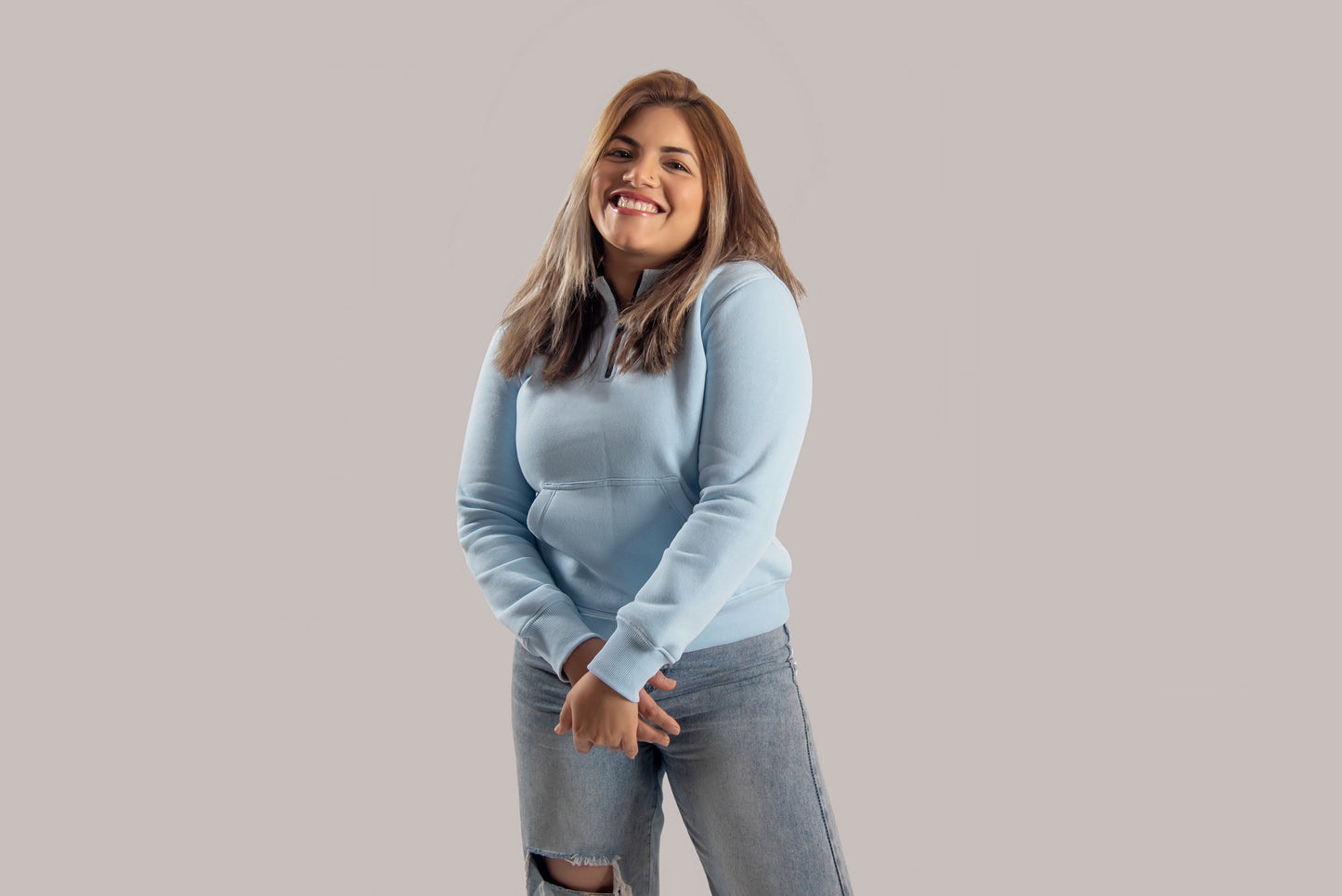 Calm (Blue Sweatshirt)