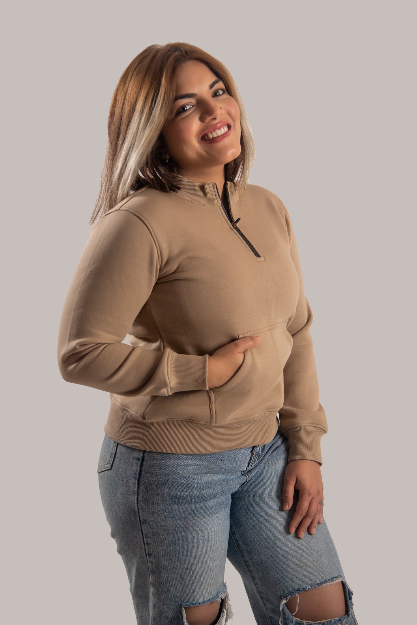 Simplicity (Beige Sweatshirt)